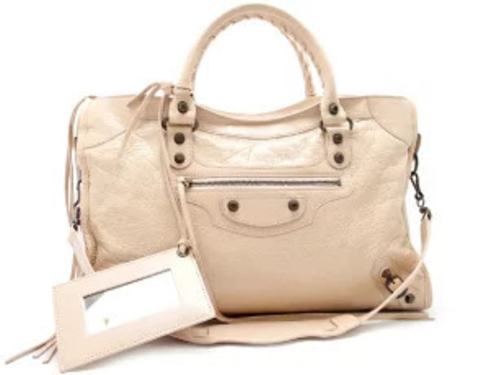 Balenciaga The City Bag Lambskin Pink